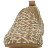 La Strada knitted loafers goud/wit