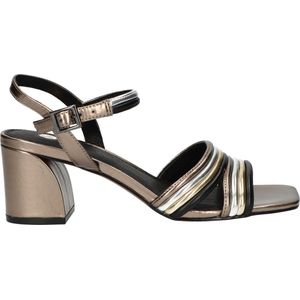 La Strada 2200753-1044 black/pewter dames sandalen gekleed