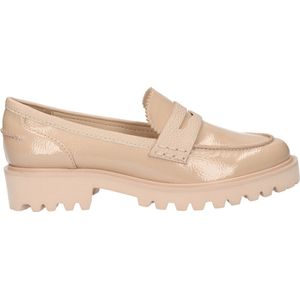 La Strada - Chunky Loafer - Beige - Dames - Rubberen Zool