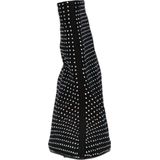 La Strada Enkellaars zwart met steentjes dames