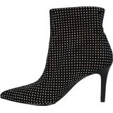 La Strada Enkellaars zwart met steentjes dames