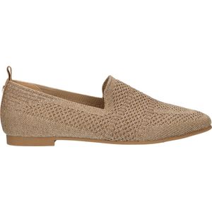 La Strada knitted loafers goud/zilver