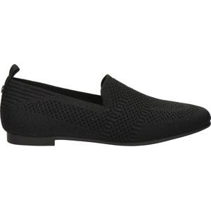 La Strada - Instapschoenen - Zwart - Textiel - Dempend Voetbed