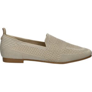 La Strada - Dames Instapschoenen - Beige - Textiel - Comfortabel en Stijlvol
