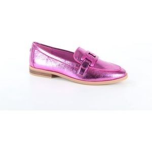 La Strada 2200127 fuchsia metallic dames instappers gekleed