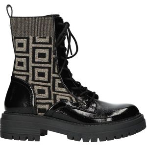 La Strada Boot zwart met goud dames