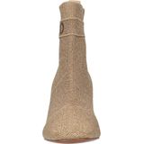 La Strada - Enkellaarsjes - Zwart - Gebreid Textiel - Kunstleer Voetbed