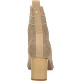 La Strada - Enkellaarsjes - Zwart - Gebreid Textiel - Kunstleer Voetbed