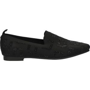 La Strada - Loafer - Zwart - Textiel
