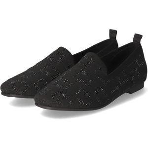 La Strada - Loafer - Zwart - Knitted - Comfortabele Stap In