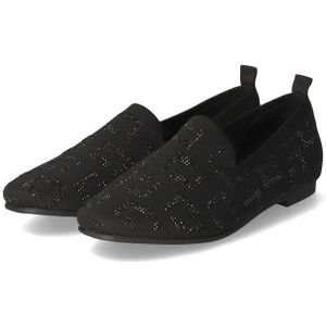 La Strada - Loafer - Zwart - Textiel