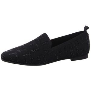 La Strada - Loafer - Zwart - Textiel