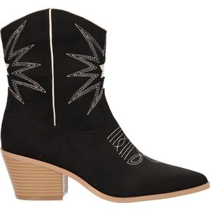 La Strada - Western Bootie - Zwart - Synthetisch - Dames