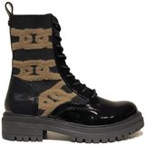 La Strada - Veterlaars - Zwart - Taupe Accenten - Dames