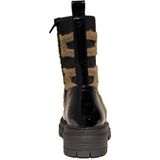 La Strada - Veterlaars - Zwart - Taupe Accenten - Dames