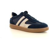 Sneaker - Zwart - Beige Accenten - Textielvoering