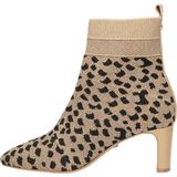 La Strada - Enkellaars - Luipaardprint - Elastisch - Glitterpatroon