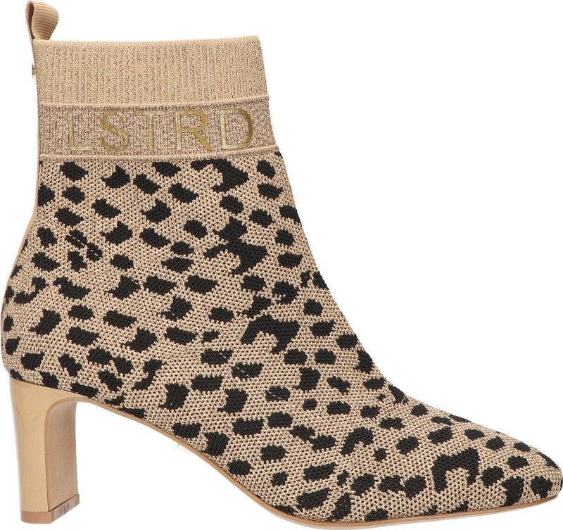 La Strada - Enkellaars - Luipaardprint - Elastisch - Glitterpatroon