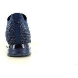 La Strada - Instapsneaker - Blauw - Steentjes - Dames