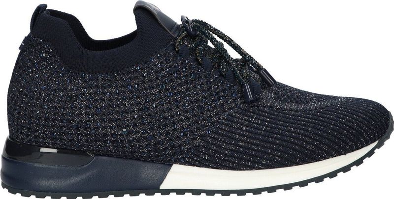 La Strada - Instapsneaker - Blauw - Steentjes - Dames