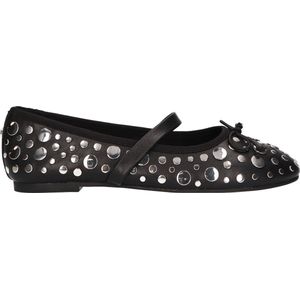La Strada - Loafer - Zwart - Hoogwaardig Materiaal - Zilveren Studs