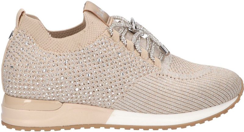 La Strada - Instapsneaker - Goud - Dames - Steentjes