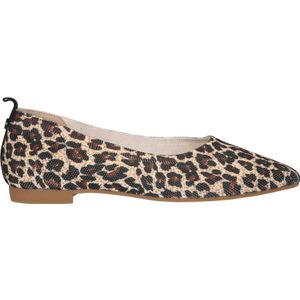 La Strada - Loafer - Beige - Materiaal: Elastisch - Voetbed: Memory Foam