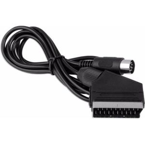 Scart AV kabel voor SEGA Mega Drive, Genesis en Master System (V-pin versie) - 1,8 meter