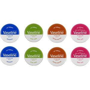 Vaseline lip therapy - 2x - 4  delig -  Cocoa Butter ,  Aloe vera en original rosy lips 20 gr