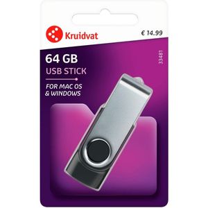 Kruidvat - USB-stick - 64GB - 20 MB/S