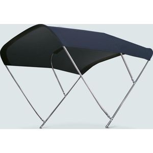 allpa Zonnetent model 'Biminox'  blauw  170x200x140cm  RVS-Beugels 185x200x140cm