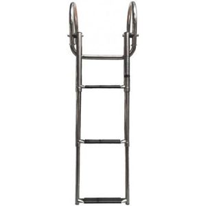 RVS telescopische Zwemtrap 3+1 opbouwmontage