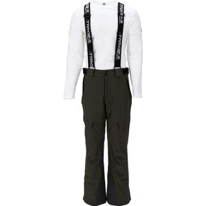 Rehall BACKBONE-R Heren Wintersportbroek Zwart - Skibroek - Snowboardbroek - Gewatteerde Broek
