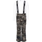 Rehall BACKBONE-R Heren Wintersportbroek Zwart - Skibroek - Snowboardbroek - Gewatteerde Broek