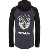Rehall - COOK-R-jr. Hoodie - Blauw - Polyester/Elastaan