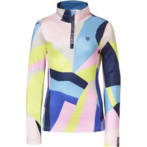 Rehall KIMI-R-jr. Meisjes Skipully Geel - Abstract - Blazing Yellow-Lilac Thermokleding