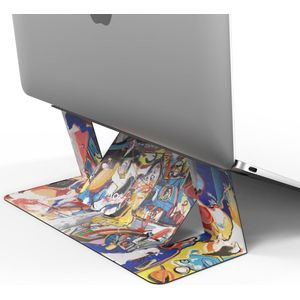 MOFT laptopstandaard - Opvouwbare en verstelbare draagbare laptopstandaard - laptop verhoger - perfect voor Apple Macbook - Artist Edition