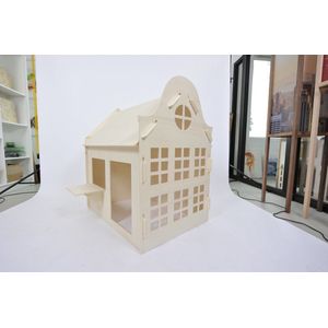 PlayHouse Wood - Speelhuisje - Hout - Natuurkleur