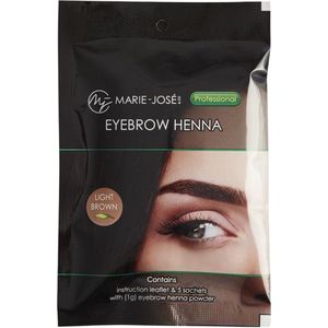 Marie-José & Co Wenkbrauwverf Lichtbruin - 5g