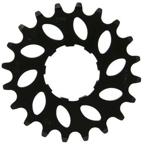 KMC Achtertandwiel 20T - Chromoly Staal - Zwart - 1/2x3/32 - Voor Enviolo Naven