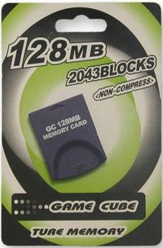 Geheugenkaart 128 MB geschikt voor GameCube en Wii