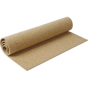 Kurk24 Prikwand kurk op rol - 8mm dik - 100cm breed - 5m lang + kurklijm