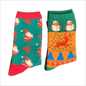 Kerst cadeau set – 2 paar kerstsokken – Unisex – One Size - Kerstcadeau - Kerstpakket - Suprise