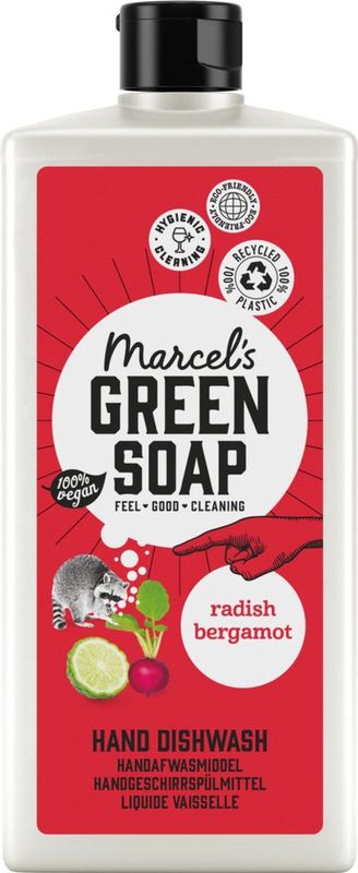 Marcel Green Soap afwasmiddel Radijs & Bergamot