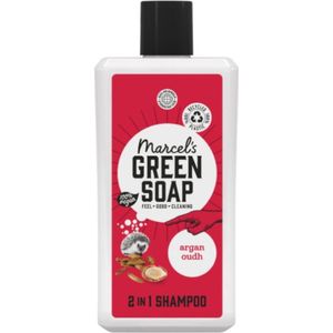 Marcel's Green Soap - Caring Shampoo - Argan - Oudh - 300 ml - Vegan