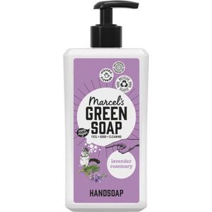 Marcel's Green Soap Handzeep 500 ml - Lavendel & Rozemarijn - Plantaardig - Milieuvriendelijk - Gerecyclede Flessen - Vegan