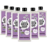 6x Marcel's Green Soap Afwasmiddel Lavendel & Rozemarijn 500 ml
