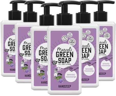 Marcel's Green Soap - Savon Pour Les Mains - Lavande - 250 ml - Lot de 6