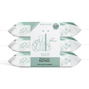 Naif Billendoekjes 3-pack 3 x 54 doekjes