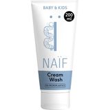 Naïf - Hydraterende Wascrème - 200ml - Baby's & Kinderen - met Natuurlijke Ingrediënten